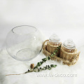 large round fishbowl vase round glass vase clear